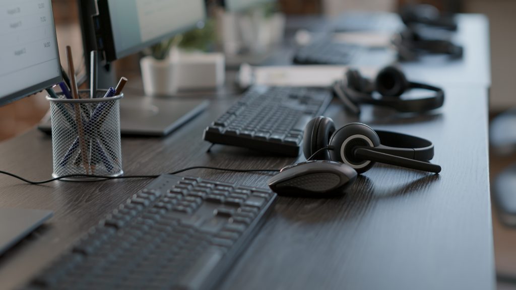 Call Center audio head sets